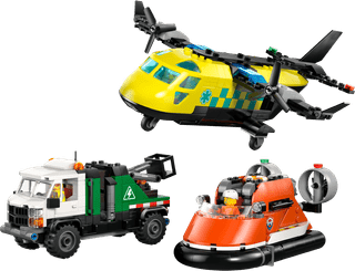 LEGO City Airplane, Service Truck, and Hovercraft Remix 60505