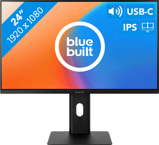 BlueBuilt 24-inch Full HD Monitor with USB-C