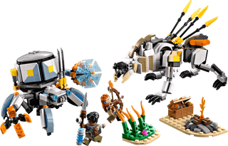 LEGO Horizon Adventures Aloy und Varl vs. Panzerwanderer und Sägezahn 77037