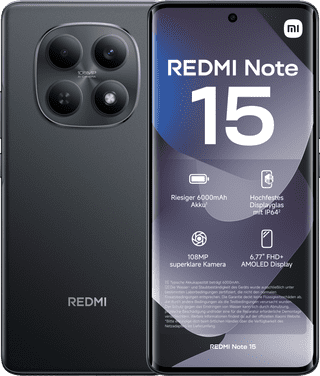 Redmi Note 15 128GB Schwarz 4G