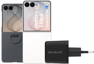 Samsung Galaxy Z Flip8 256GB Weiß 5G + Zubehörset