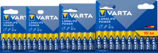 Varta Longlife Power AA Pack 40 Stück