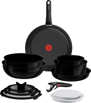 Tefal Ingenio Excellence Ceram Fusion Core Induktion Topf- und Pfannenset 13-teilig