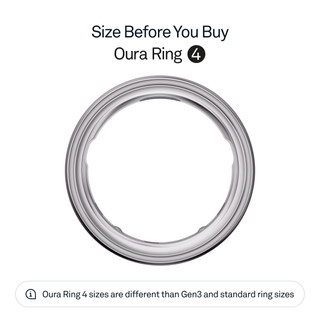 Oura Ring 4 Size 15 Silver