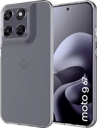 Just in Case Soft Design Motorola Moto G67 / G77 Backcover Transparent
