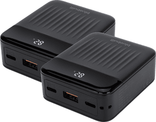 BlueBuilt Power Bank 10.000 mAh mit Schnellladen 20 Watt Doppelpack
