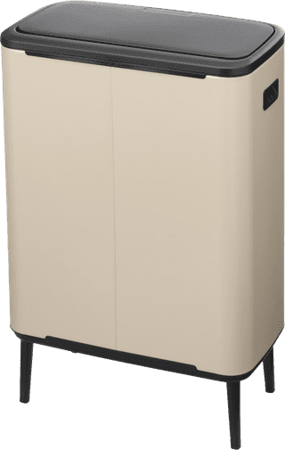 Brabantia Bo Touch Bin Hi Mülleimer 60 Liter Soft Beige