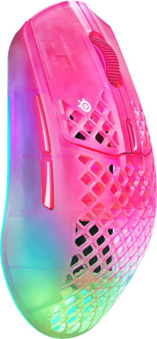 SteelSeries Aerox 3 Gen 2 Kabellose Gaming-Maus Magenta