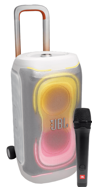 JBL PartyBox 330 Weiß + JBL PBM100