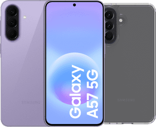 Samsung Galaxy A57 128GB Lila 5G + BlueBuilt Backcover Transparent