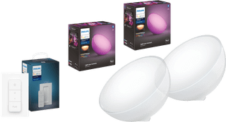Philips Hue Go 2-Pack White and Color  + Dimmer