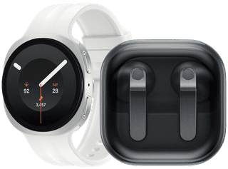 Samsung Galaxy Watch9 Weiß 40 mm + Samsung Galaxy Buds4 Schwarz