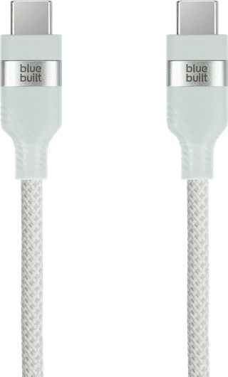 BlueBuilt USB-C-auf-USB-C-Kabel 1,5 m Nylon Mintgrün