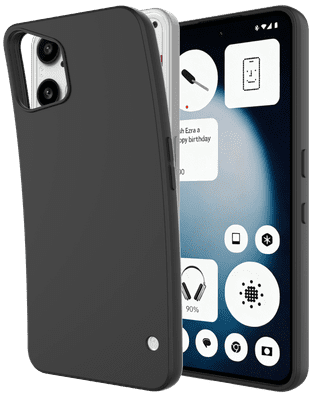 Just in Case Soft Design Nothing Phone (3a) Lite Back Cover Black