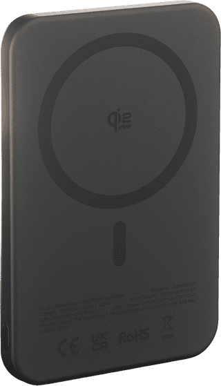 Zens Wireless Powerbank mit MagSafe und Qi2.2 5.000 mAh Schwarz