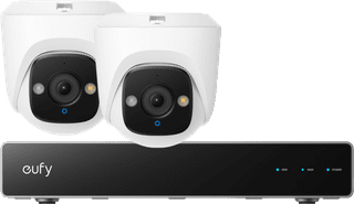 eufy PoE Sicherheitssystem + Netzwerkvideorecorder + E41 Doppelpack