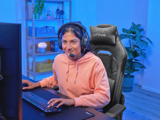 Trust GXT 723 Ruya Gaming-Stuhl Grau