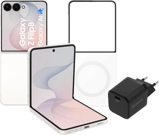 Samsung Galaxy Z Flip8 512GB Weiß 5G + Zubehörset