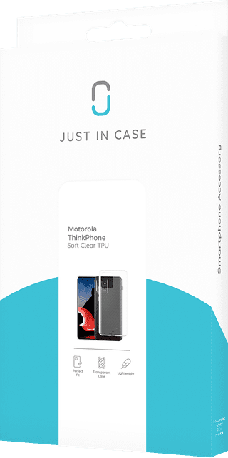 Just in Case Soft Design Motorola ThinkPhone Backcover Transparent