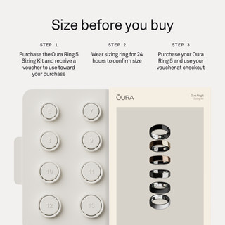 Oura Ring 5 Size 6 Black