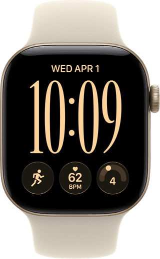 Apple Watch Series 12 Cellular 42mm Gold Sport Band S/M