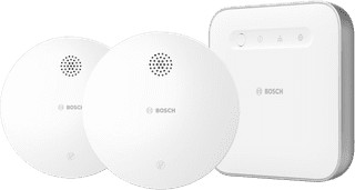 Bosch Kabelloser Rauchmelder Doppelpack + Bosch Smart Home Controller