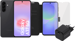 Samsung Galaxy A37 256GB Schwarz 5G + Komplettes Zubehörset