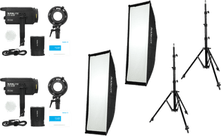 Nanlite FS 60B LED Dual Kit (with light stand and softbox)