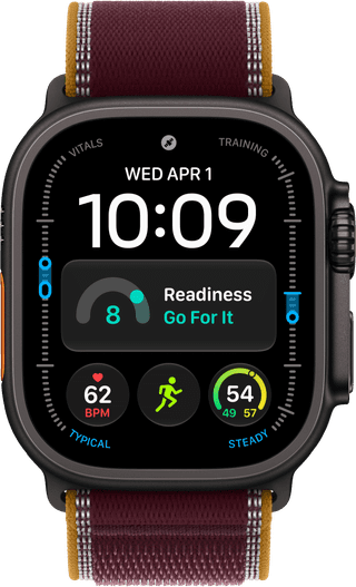 Apple Watch Ultra 4 Cellular 49mm Black Trail Loop S/M