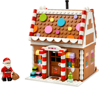 LEGO Weihnachtliches Lebkuchenhaus 40809