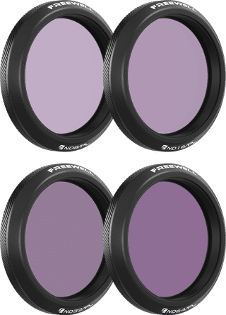 Freewell DJI Osmo Action 5 Pro Filters Bright Day 4er-Pack