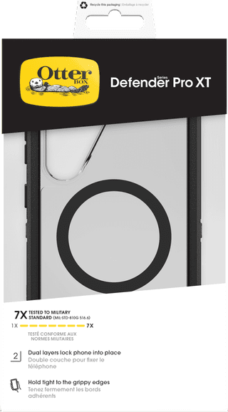 Otterbox Defender Samsung Galaxy S26 Plus Backcover mit Magnet Transparent mit schwarzem Rand