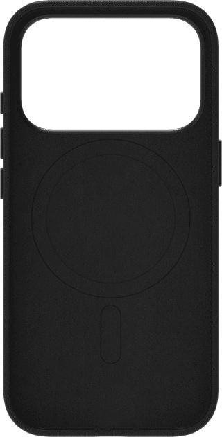 BlueBuilt Backcover mit MagSafe iPhone 18 Pro Leder Schwarz