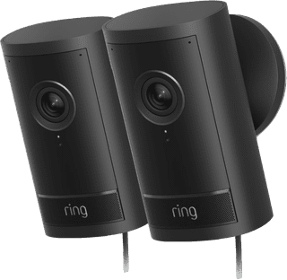 Ring Outdoor Camera Pro Stecker Schwarz Doppelpack