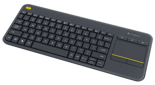 Logitech K400 Plus Wireless Touch Black QWERTZ