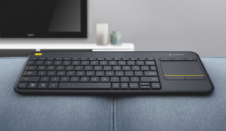 Logitech K400 Plus Wireless Touch Black QWERTZ