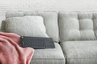 Logitech K400 Plus Wireless Touch Black QWERTZ