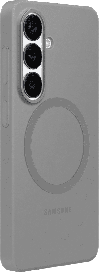 Samsung Galaxy S26 Backcover aus Silikon mit Magnet Grau