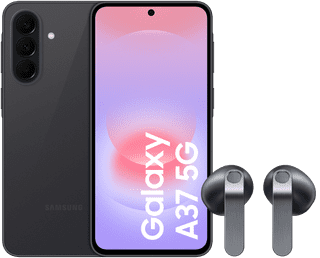 Samsung Galaxy A37 256GB Schwarz 5G + Samsung Galaxy Buds4 Schwarz