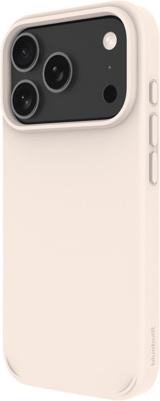 BlueBuilt MagSafe Hülle iPhone 18 Pro Beige + Powerbank 5.000 mAh Grau