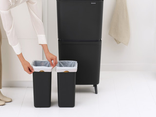 Brabantia SortUp Recycle Hi Mülleimer 25+10+10L Grau