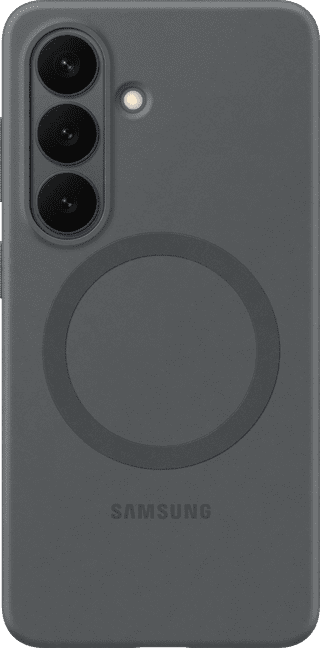 Samsung Galaxy S26 Plus Backcover aus Silikon mit Magnet Schwarz