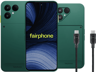 Fairphone 6+ 256GB Grün 5G + Basis-Zubehörset