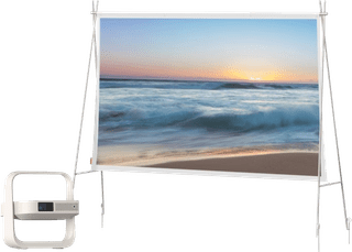 XGIMI Elfin Flip Plus GTV + XGIMI P168S projection screen