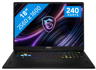 MSI Raider 18 HX A2WH-1088DE - 18" - Intel Core Ultra 9 - 32GB RAM/1TB SSD - RTX 5070 Ti