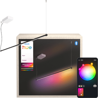 Philips Hue Signe Tube Pendant Lamp Black