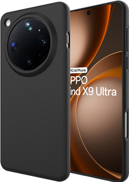 Just in Case Soft Design OPPO Find X9 Ultra Back Cover Black