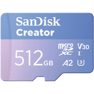 SANDISK microSDXC Creator 512GB 130 MB/s