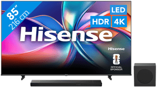Hisense 85 inches QLED E7Q (2025) + Hisense AX3120Q