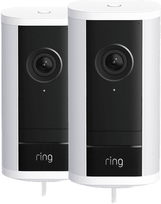 Ring Spotlight Kamera Pro 2. Generation Kabelgebunden Weiß Doppelpack